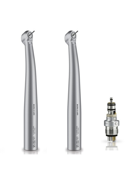 Duo Turbinas Bora 2 LED + Acoplamiento Unifix Bien Air