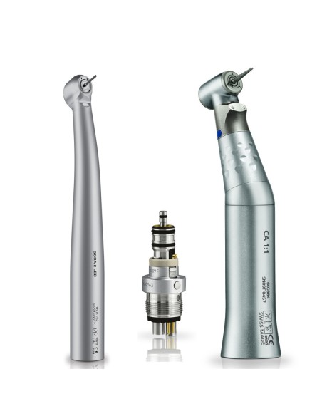 Pack Turbina Bora 2 LED + Acoplamiento Unifix + CA 1:1 L Bien Air