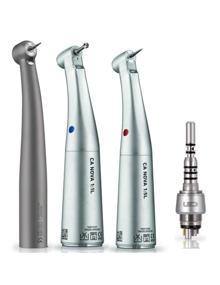 Pack FG Tornado LK LED + Acoplamiento Multiflex LED + CA Nova 1:1 L + CA Nova 1:5 L Bien Air