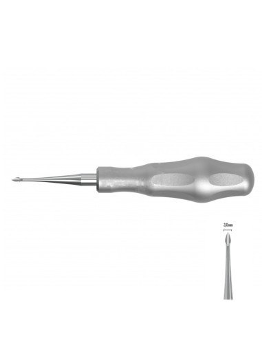 Elevador de Raíces Bernard Recto Punta de Flecha 4mm LiquidSteel Passion Carl Martin