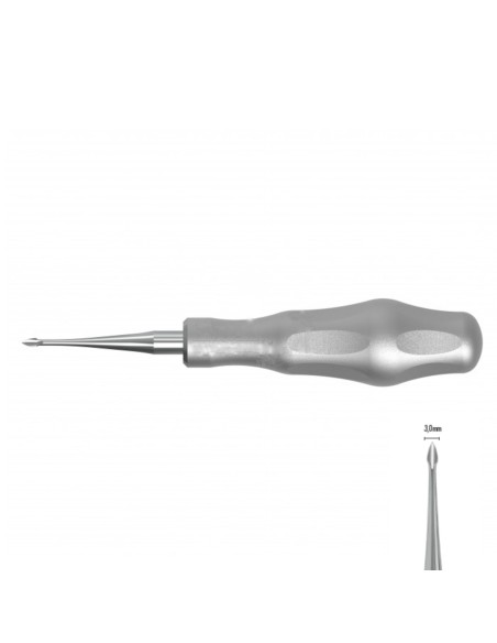 Elevador de Raíces Bernard Recto Punta de Flecha 4mm LiquidSteel Passion Carl Martin