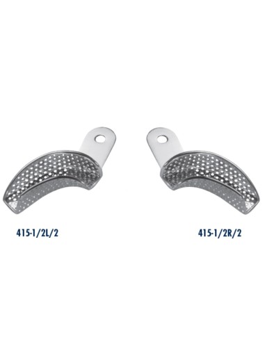 Cubeta Perforada para Impresión Dental Derecha o Izquierda, 1 ud Carl Martin