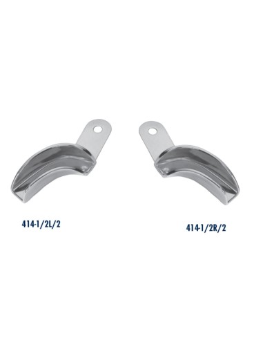 Cubeta Lisa para Impresión Dental, Derecha o Izquierda, 1 ud Carl Martin