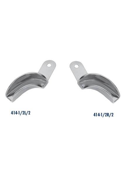 Cubeta Lisa para Impresión Dental, Derecha o Izquierda, 1 ud Carl Martin