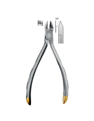 Alicate de Corte de Ligaduras de Pins Micro 15º Corto 12 cm Carl Martin