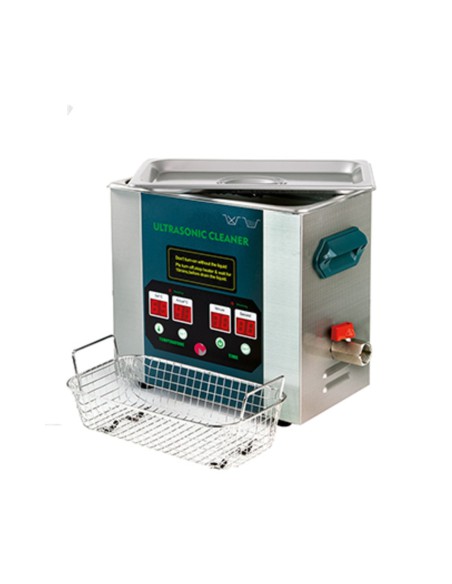 Baño Ultrasonidos 3,4 Litros, Inox con Desagüe Lateral, Mediano, Mestra