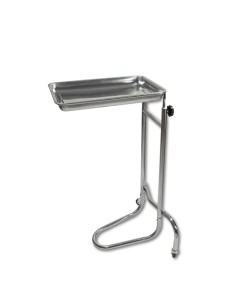 Carrito con 2 Ruedas, Apoyo y Bandeja Extraíble, Acero Inox, Mestra