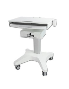 Carrito para Escaner Intraorral con 4 Enchufes y Cajón de Mestra