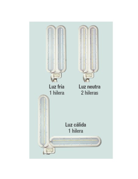 Lámpara LED Doble (V) Brazo Articulado de Mestra
