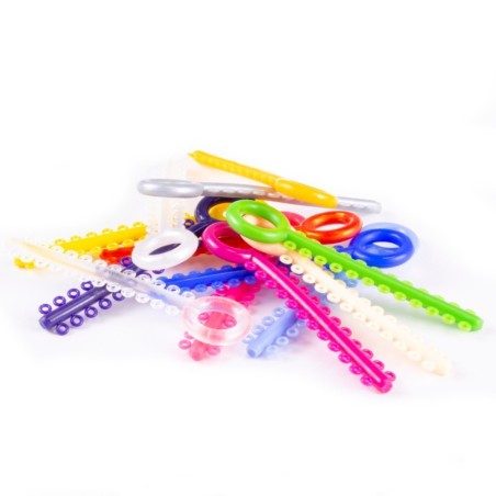 Ligaduras ML Elásticas Sin Látex Surtido Caja 1008 uds Medicaline