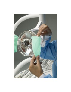 Cubremanillas Lámpara y Reposabrazos con Elástico, 120 uds Verde Omnia