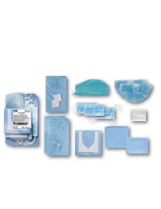 Set Protección Básico Cirugía 13 piezas, Caja con 8 unidades, Omnia