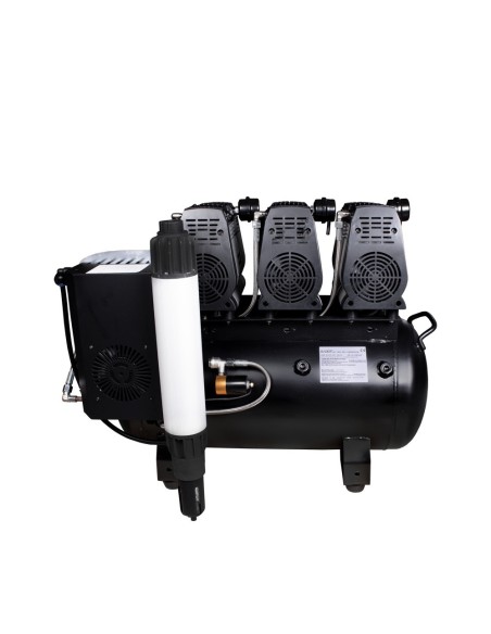 Compresor de Aire 60 Litros hasta 3  Equipos Dentales Bader