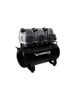 Compresor de Aire 60 Litros hasta 3  Equipos Dentales Bader