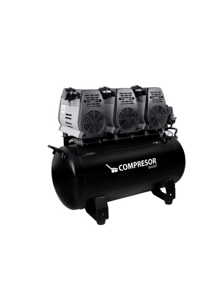 Compresor de Aire 60 Litros hasta 3  Equipos Dentales Bader