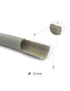 Manguera de Aspiración PVC Flexible Premium Ø11 2 metros