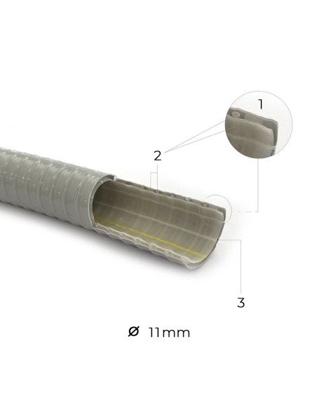 Manguera de Aspiración PVC Flexible Premium Ø11 2 metros