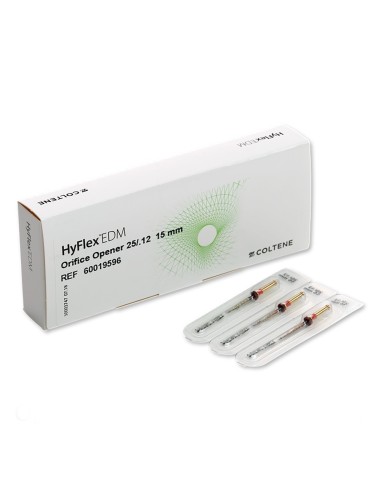 HyFlex EDM Limas de Abertura NiTi 25/.12 L 15mm Caja 3 uds Coltène