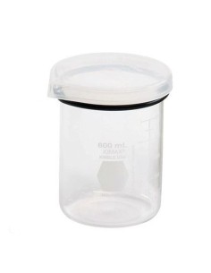 Vaso Cristal con Tapa para Ultrasonidos Biosonic 600ml Whaledent