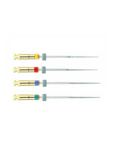 Limas Ni-Ti Hero Shaper Conicidad 4% 25 mm Conformado 6 uds MicroMega Coltène