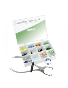 Composi-Tight 3D Fusion Sistema Estándar de Matrices Seccionales Kit Intro + Fórceps Garrison
