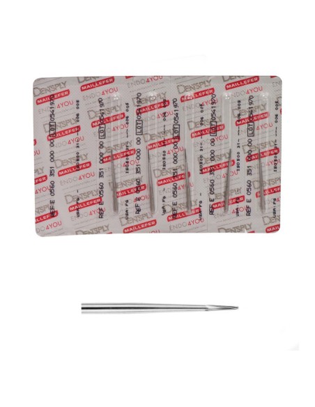 Fresa FG Aryane Z Carburo Cónica E0560 27mm Ø0,5mm 5 uds Maillefer