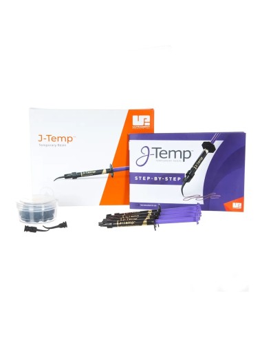 J-Temp Resina Temporal Caja 4 jeringas 1,2ml Ultradent