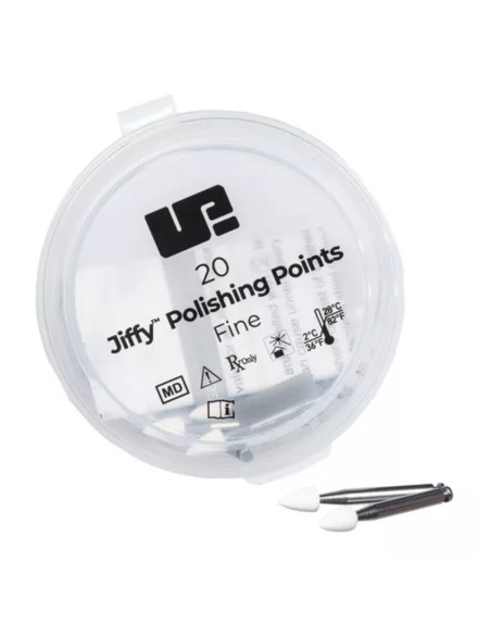 Punta Pulidora Composite, Fino,  Jiffy Original Reposición 20 unidades Ultradent
