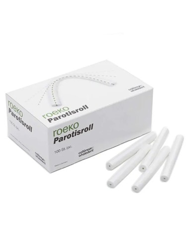 Parotis Rollo de Algodón con Resorte Caja 100 uds Roeko Coltene