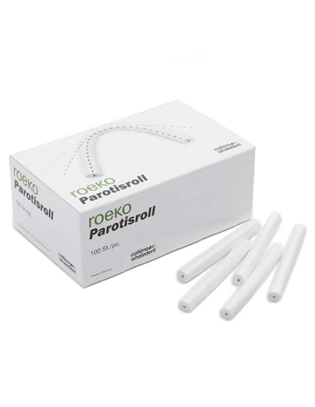 Parotis Rollo de Algodón con Resorte Caja 100 uds Roeko Coltene