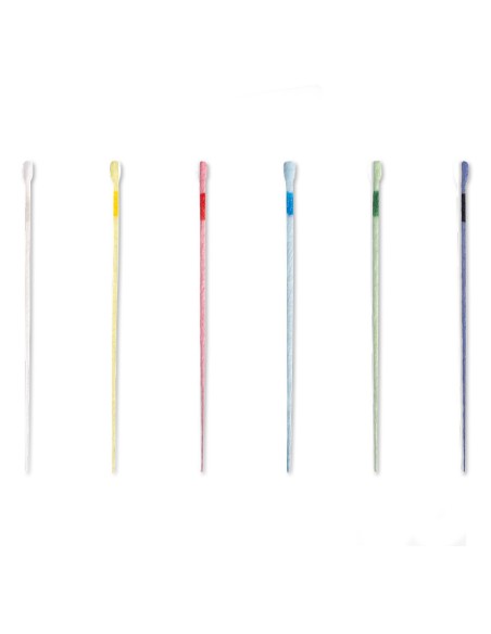 Puntas de Papel Color ISO 25mm Caja 200 unidades Estériles Roeko Coltène