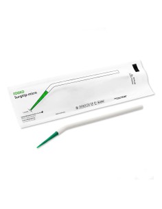 Surgitip Micro Cánula de Aspiración 1,2mm Estéril 100 uds + Adaptador Roeko