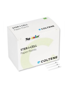 Hygenic Ster-i-Cell Puntas de Papel Top Color ISO nº 40 L 25 mm Caja 18 uds Roeko