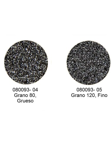 Disco Lija Grano Grueso o Fino, Adhesivo, para Recortadora Mulhacén 5 uds Mestra