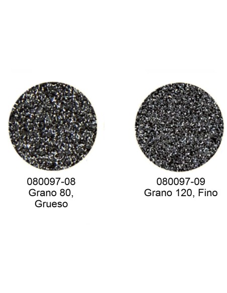 Disco Lija Grano Fino o Grueso para Recortadora Serantes, Reposición 5 uds Mestra