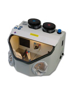 Chorreadora de Arena Constellation Painted con LED, Pistola de Soplado y 2 Vasos Mestra