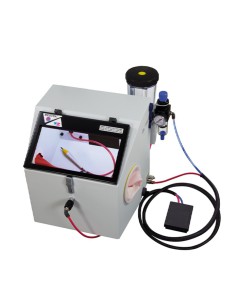 Chorreadora de Arena Terra II con LED, Pistola Estática y 1 vaso