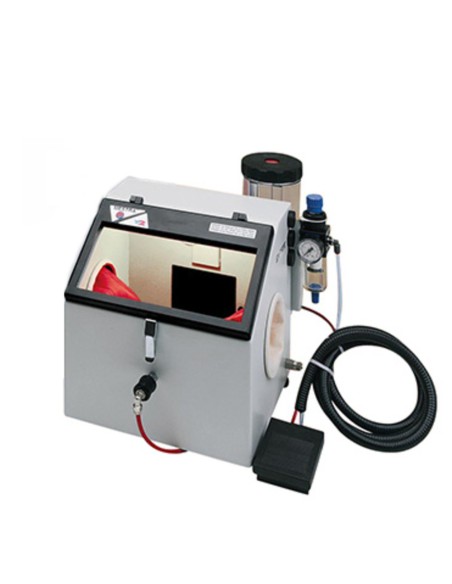 Chorreadora de Arena T2 con LED, Pistola Fija y Móvil, 1 Depósito, Mestra