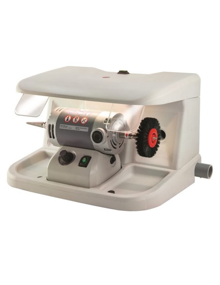 Mini Box Pulidora Gorbea, Luz LED y Conexión a Aspiración 7.000rpm 1300W Mestra