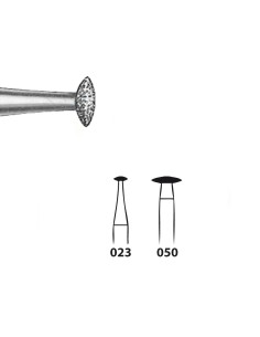 Fresa Diamante Laboratorio 825.104 Lenteja Pieza de Mano 5 uds Komet