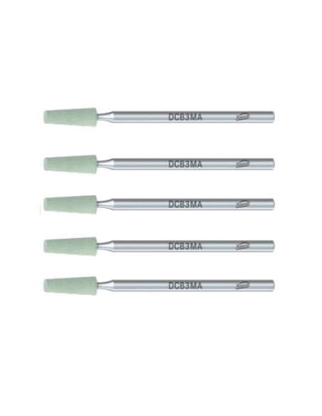 Abrasivo Diamante DCB3MA.104.040 Cono Grano Medio Laboratorio 5 unidades Komet