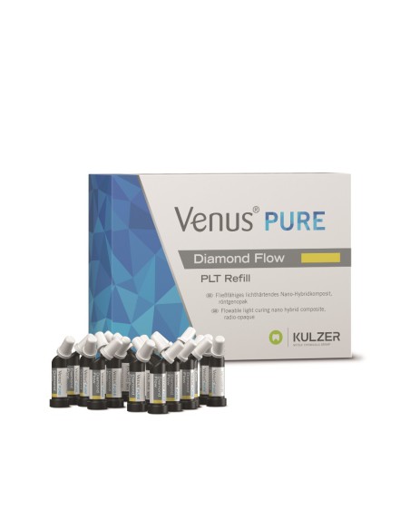 Venus Pure Diamond Flow PTL Composite Fluido Universal Reposición 20 uds 0,20g Kulzer