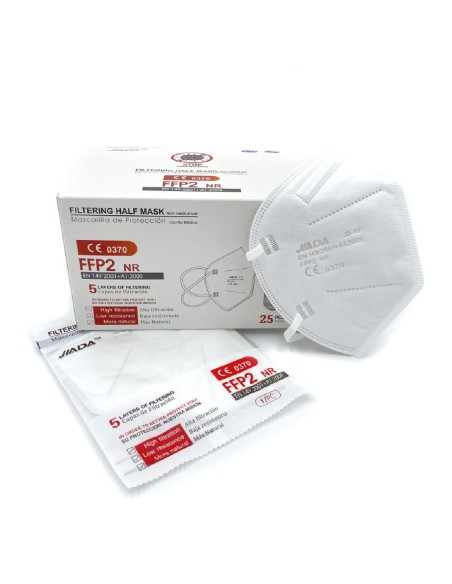 Mascarillas Monoart FFP2 NR Protection Blancas 10 uds Euronda