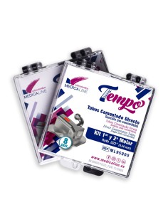 Tubos ML Cementado Directo Kit 1º y 2º Molar 8u