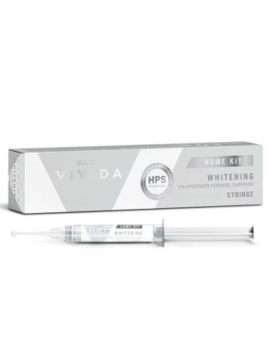 Vivida Home Gel Blanqueador 6% Peróxido de Hidrogeno Superior Jeringa Reposición 3ml Kulzer