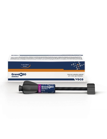 GrandioSO Unlimited Composite Universal de 4 mm Jeringa Reposición 4,5g VOCO