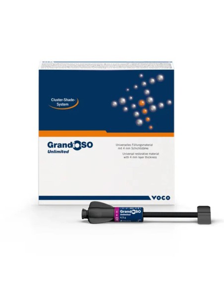 GrandioSO Unlimited Composite Universal de 4 mm Kit 5 jeringas 4,5g VOCO