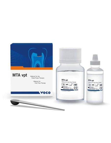 MTA vpt Kit Preserva la Vitalidad Pulpar, Cemento, 10g Polvo + 10ml Líquido Voco