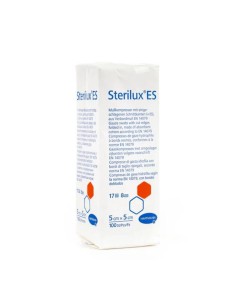 Gasas Algodón Sterilux ES-K 5x5cm 17hilos 8C No estériles Caja 100 uds Hartmann