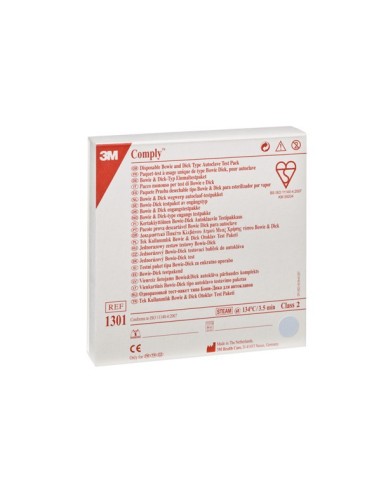 Comply Paquete Prueba Desechable Bowie & Dick 20 UDS.